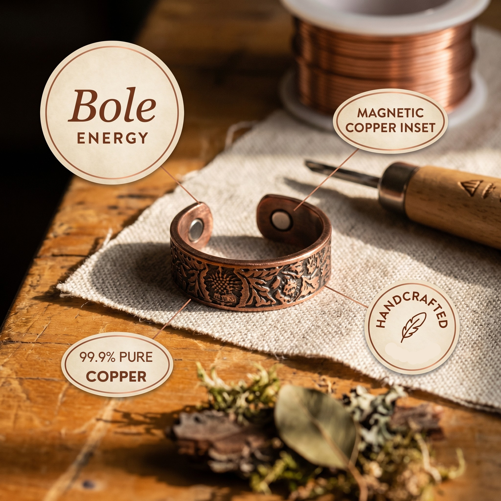 Margaret's Bole Copper Ring