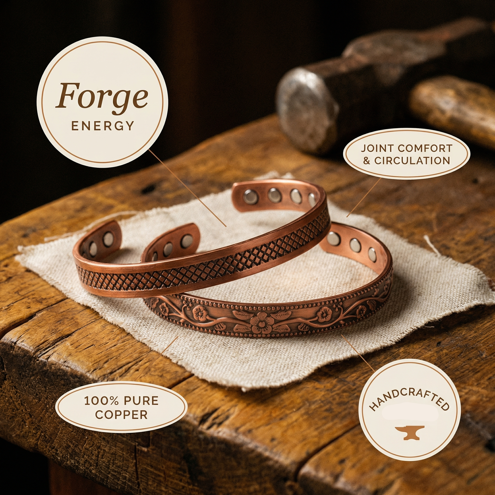 Margaret's Forge Copper Set