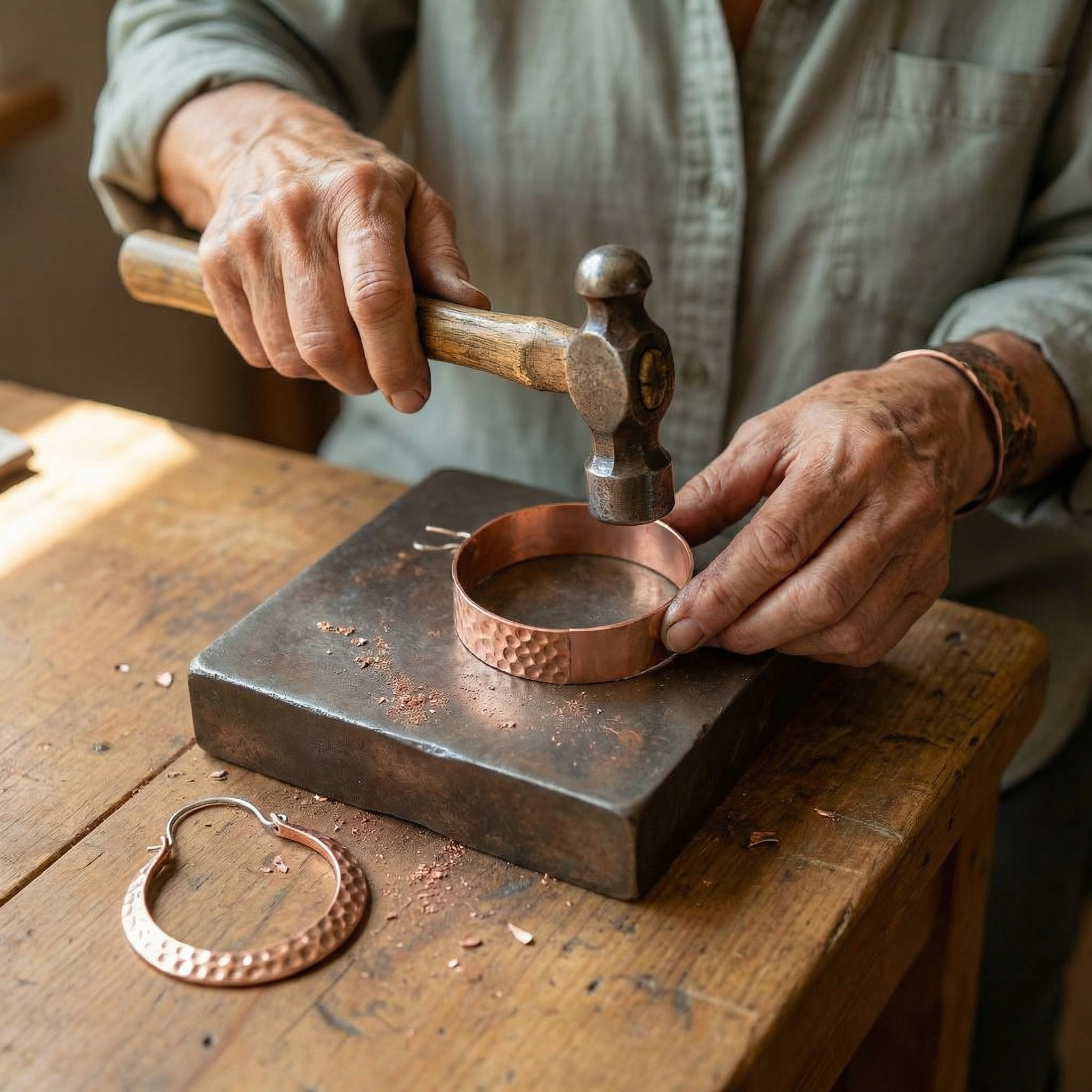 Margaret's Ember Copper Earrings