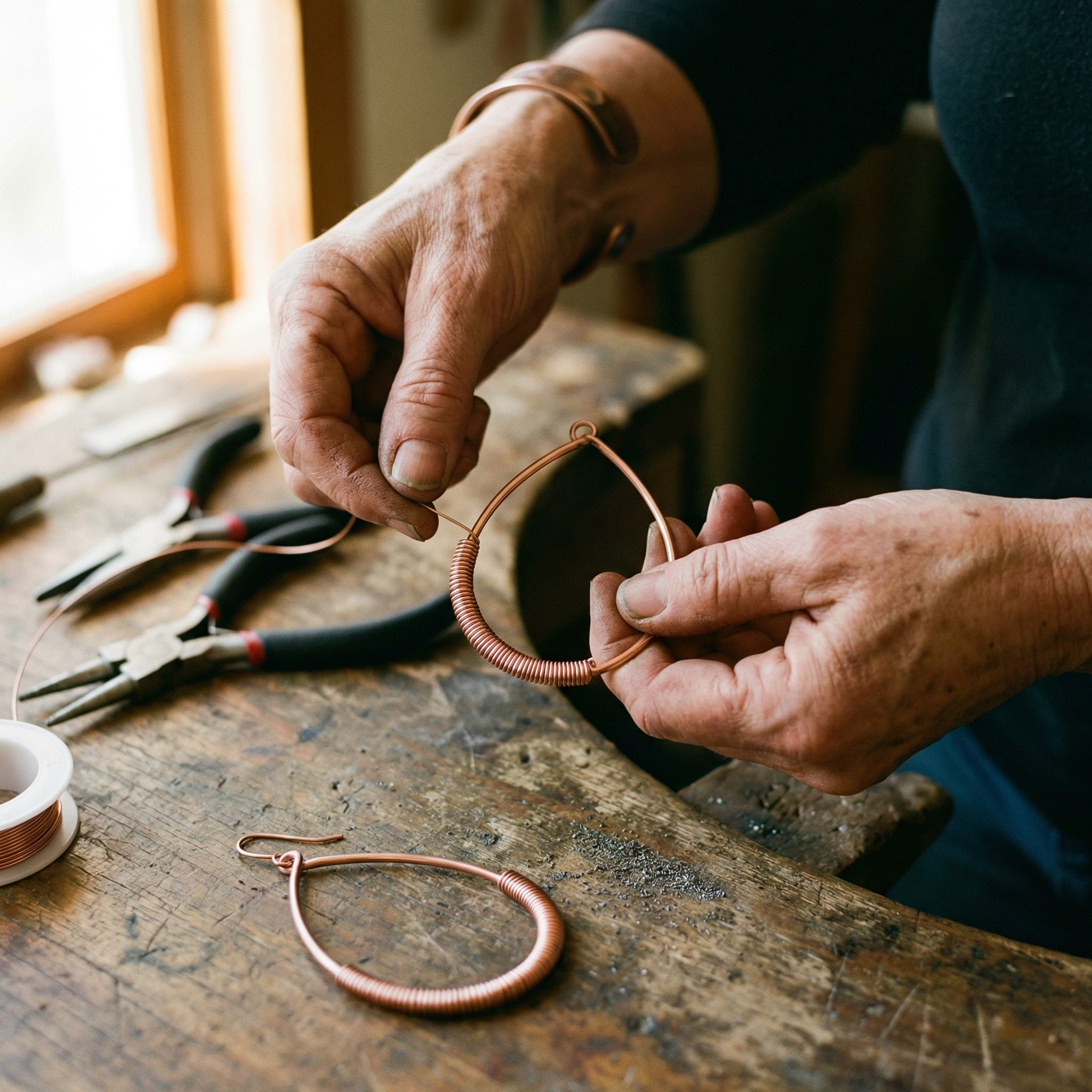 Margaret's Creek Copper Earrings