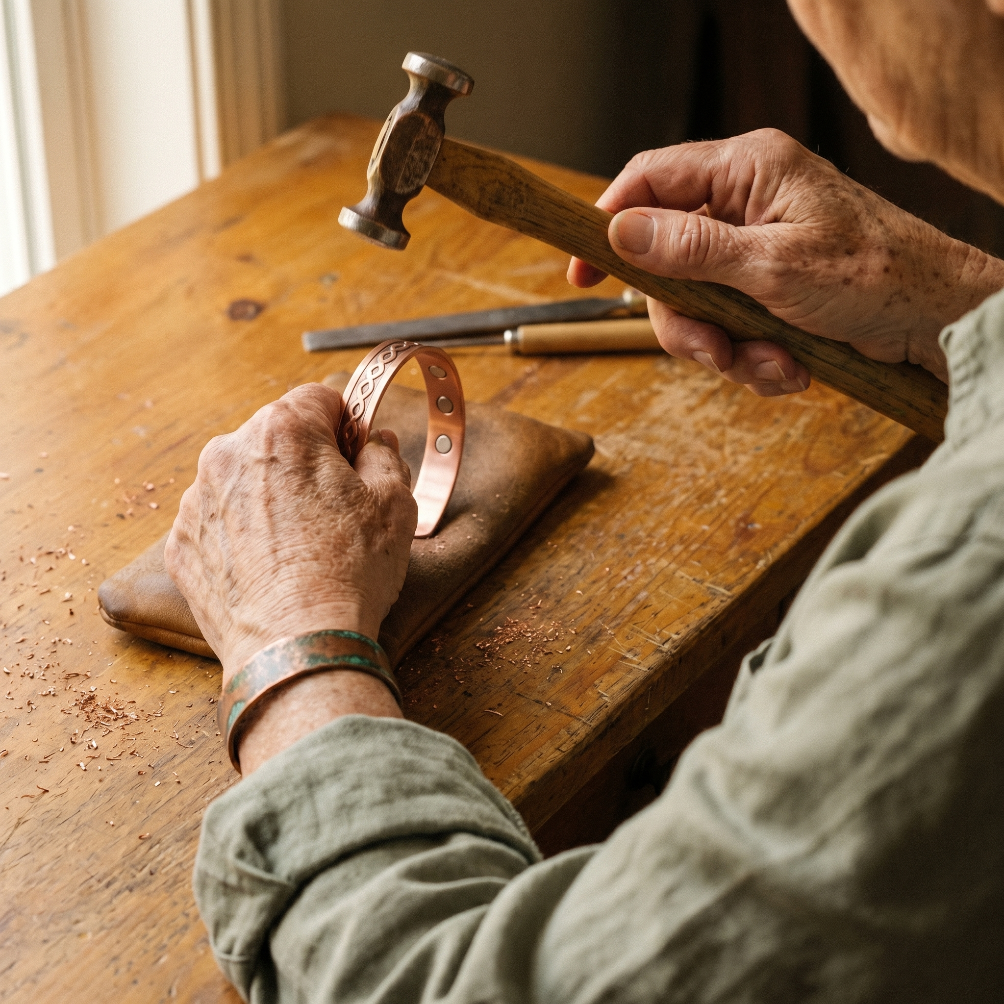Margaret's Current Copper Bracelet