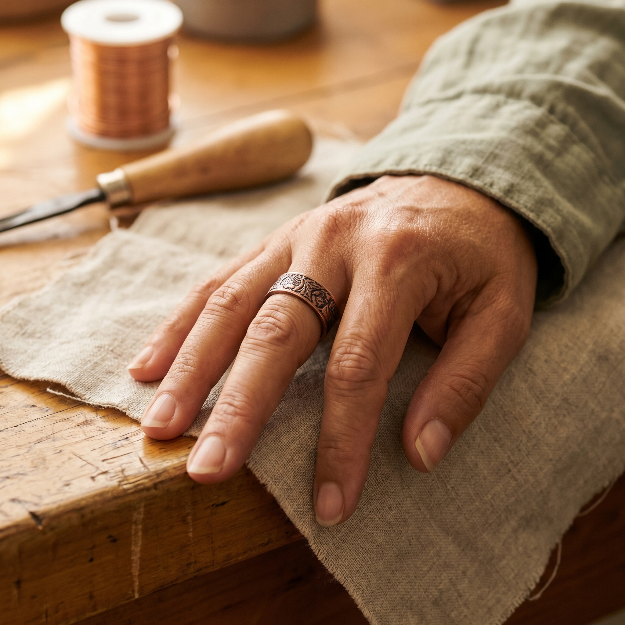 Margaret's Bole Copper Ring