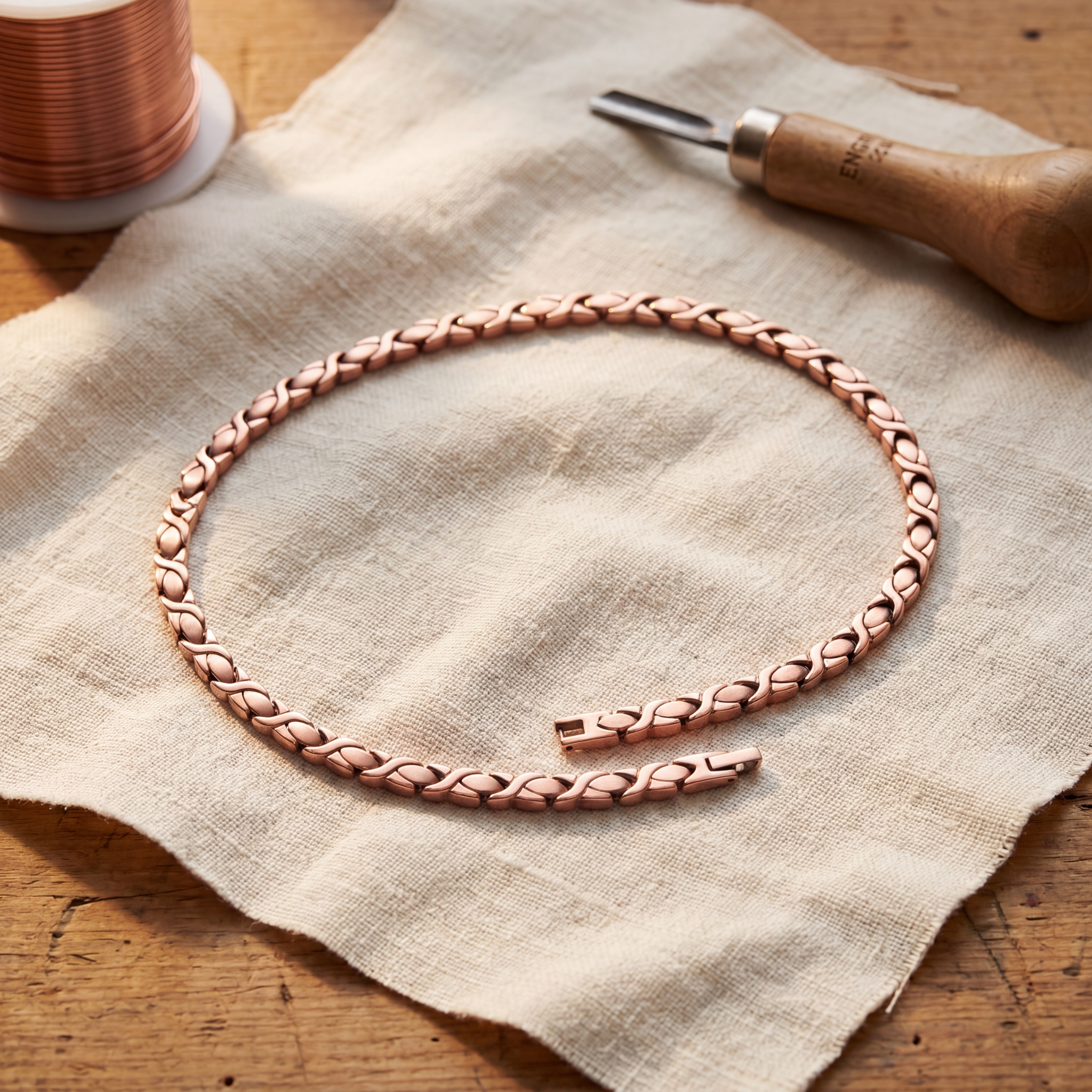 Margaret's Cedar Copper Necklace