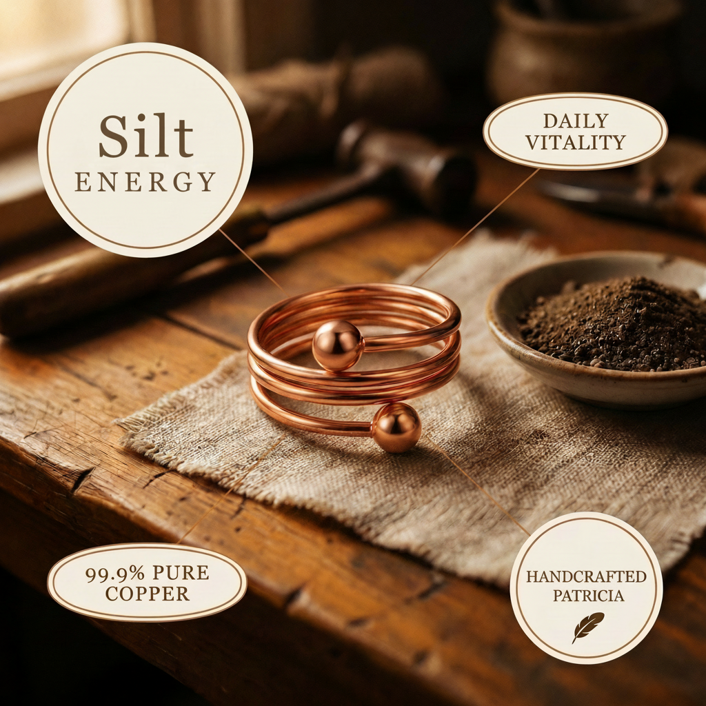 Margaret's Silt Copper Ring
