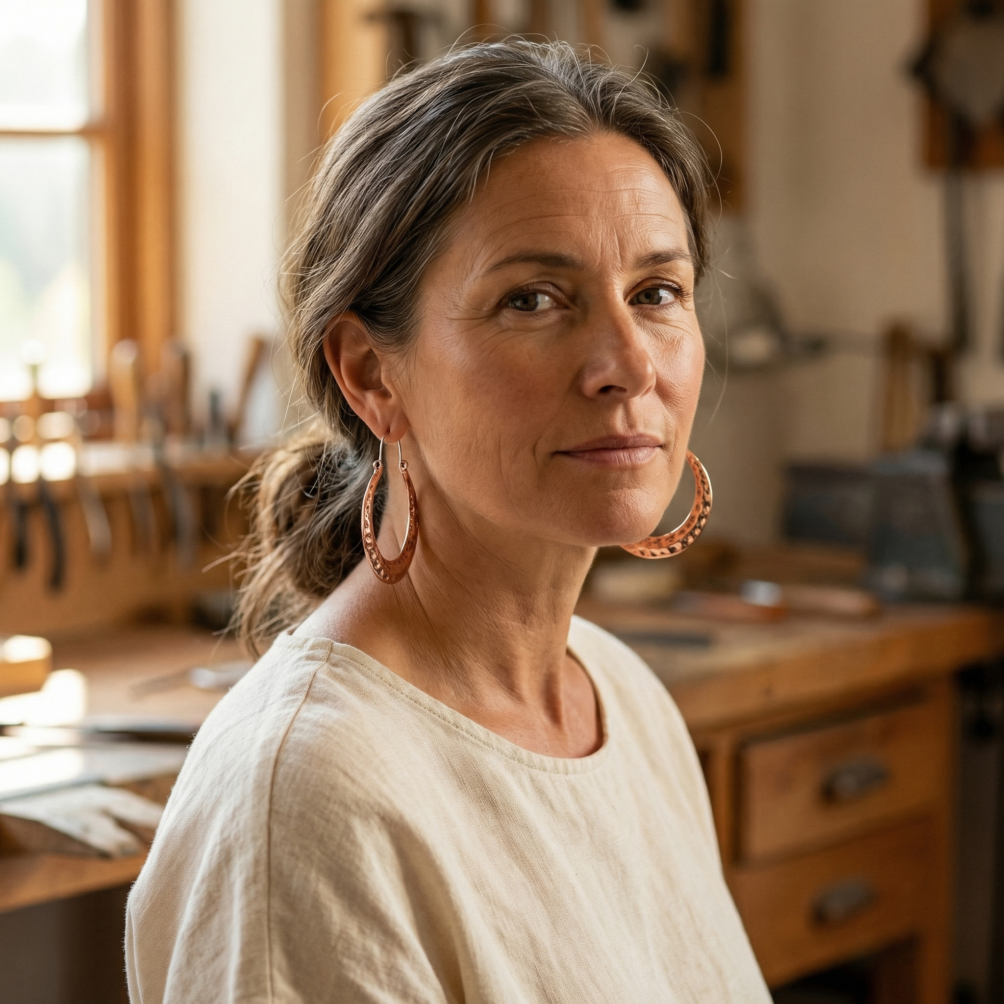 Margaret's Ember Copper Earrings