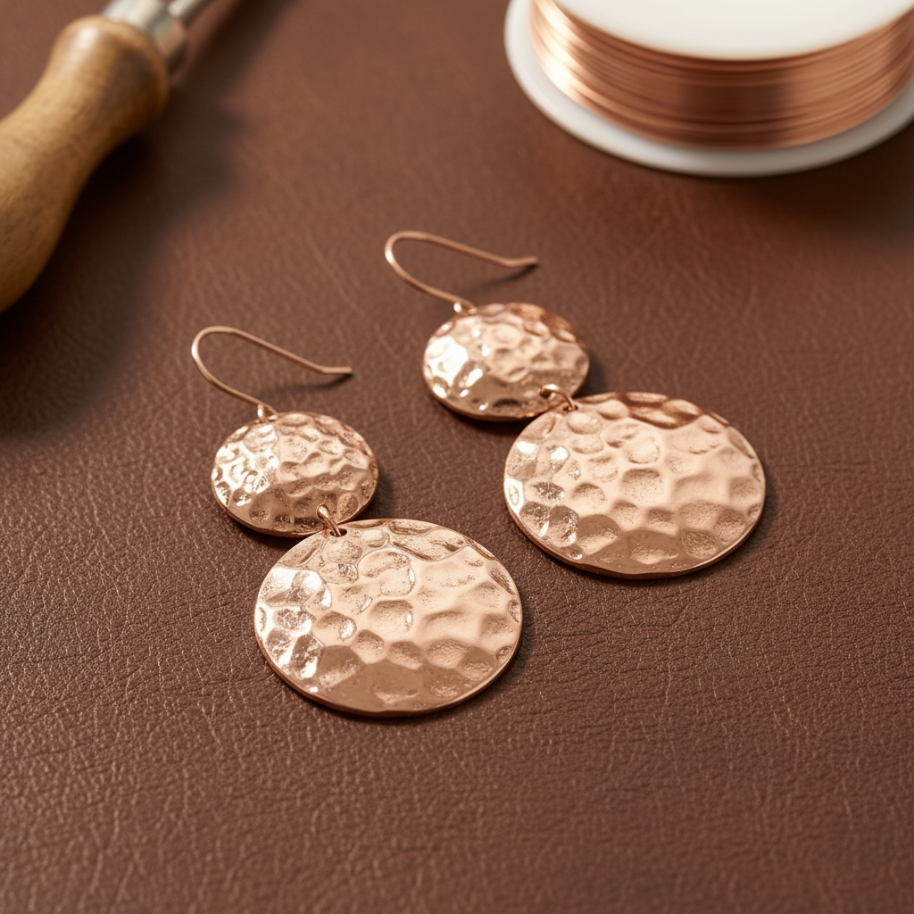 Margaret's Solstice Copper Earrings