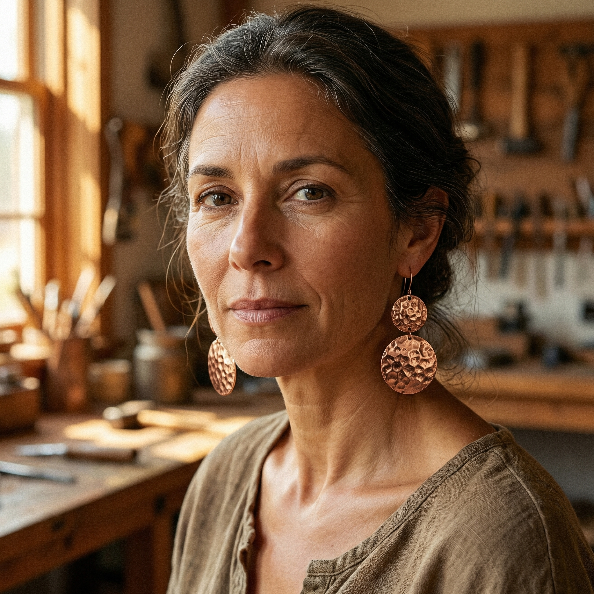 Margaret's Solstice Copper Earrings