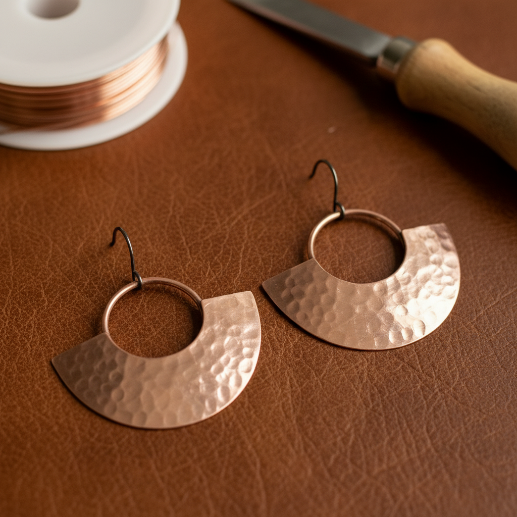 Margaret's Sol Copper Earrings