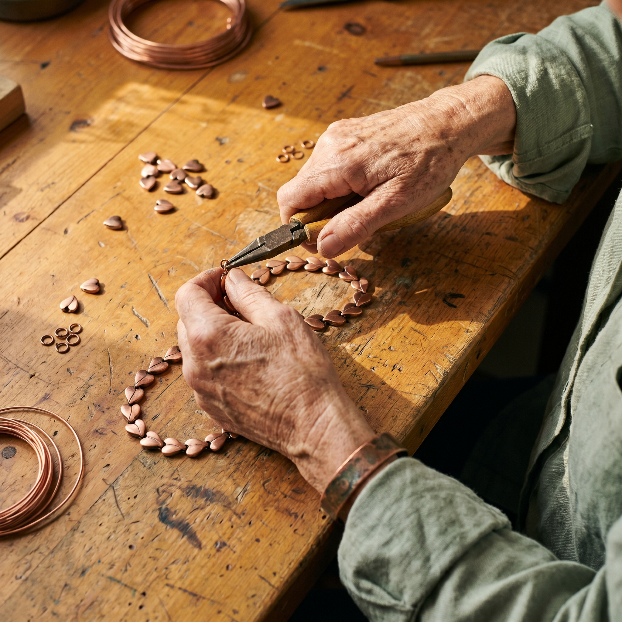 Margaret's Briar Copper Necklace